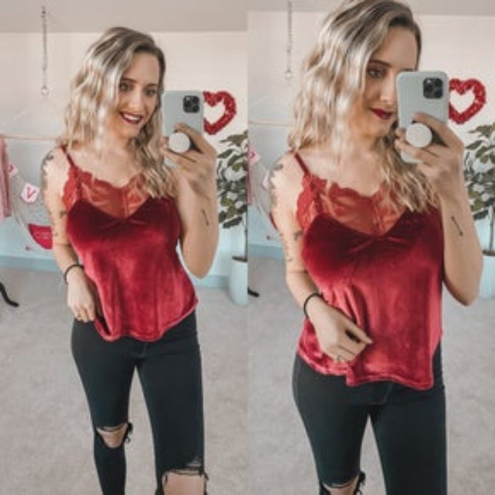 Red Velvet Cami